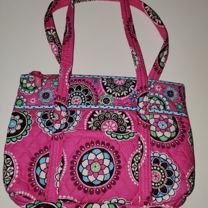 Vera Bradley "Little Betsy" Purse in Pink Cupcakes